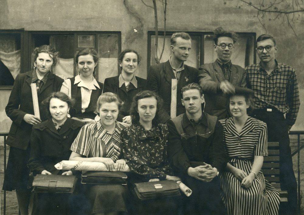A group of Soviet Era students