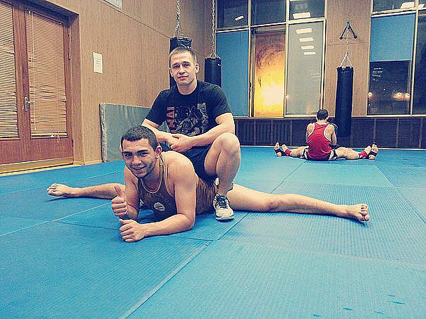 Stretching is an essential part of Muay Thai training