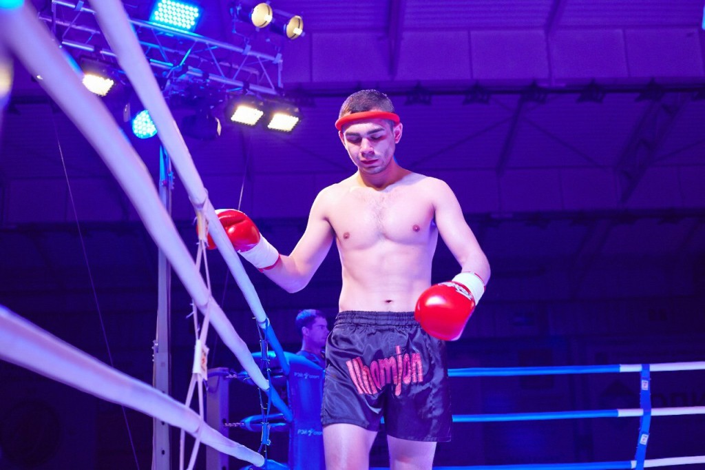 Ilhomjon Haydarov before a fight